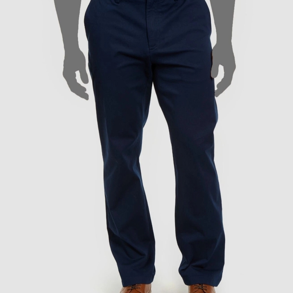 Club Room Classic Navy Straight-Leg Chinos